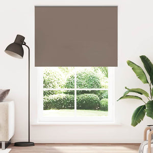 vidaXL Blackout Roller Blind Coffee Brown 145x230 cm Fabric width 141.6 cm