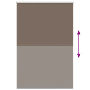 vidaXL Blackout Blind Coffee Brown 150x230cm Fabric Width 146.6 cm