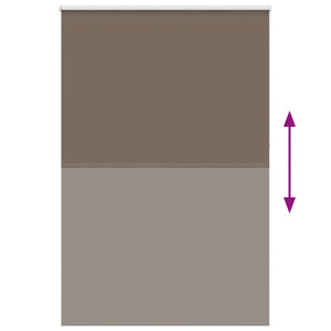 vidaXL Blackout Blind Coffee Brown 165x230 cm Fabric width 161.6cm