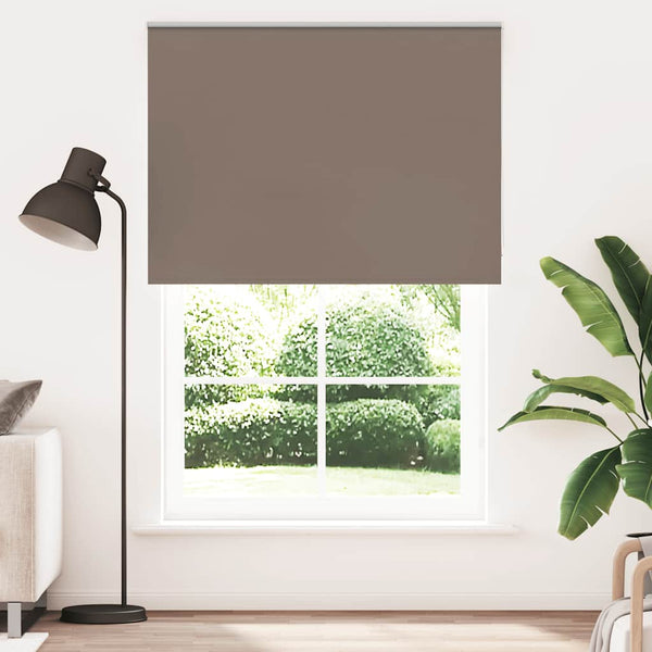 vidaXL Blackout Blind Coffee Brown 165x230 cm Fabric width 161.6cm