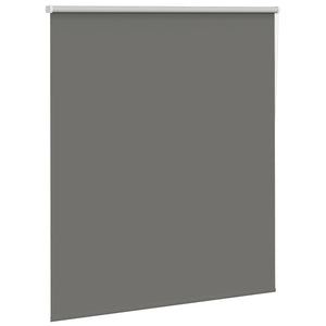 vidaXL Blackout Roller Blind Grey 130x150cm Fabric Width 126.6cm Polyester