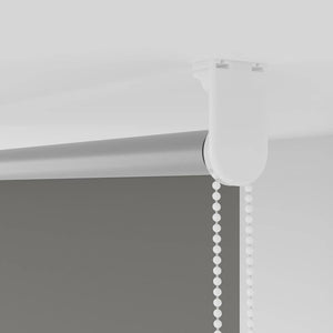 vidaXL Blackout Roller Blind Grey 130x150cm Fabric Width 126.6cm Polyester