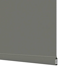 vidaXL Blackout Roller Blind Grey 130x150cm Fabric Width 126.6cm Polyester