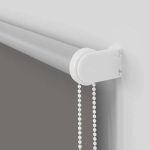 vidaXL Blackout Roller Blind Grey 130x150cm Fabric Width 126.6cm Polyester