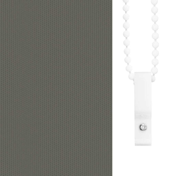 vidaXL Blackout Roller Blind Grey 135x230cm Fabric Width 131.6cm Polyester