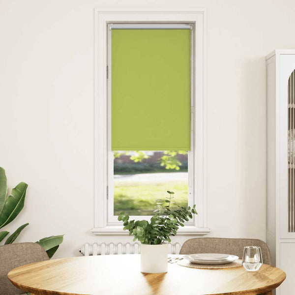 vidaXL Blackout Roller Blind Green 60x130 cm Fabric Width 55.7 cm Polyester
