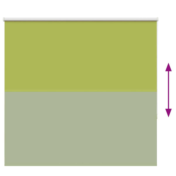 vidaXL Blackout Roller Blind Green 150x130cm Fabric Width 146.6cm Polyester