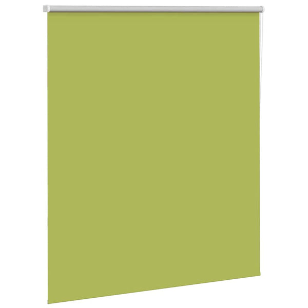 vidaXL Blackout Roller Blind Green 130x150cm Fabric Width 126.6cm Polyester