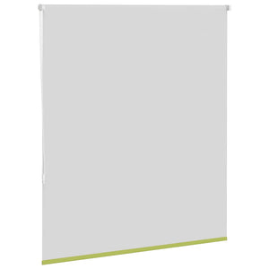 vidaXL Blackout Roller Blind Green 130x150cm Fabric Width 126.6cm Polyester