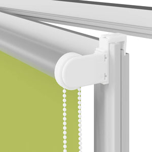vidaXL Blackout Roller Blind Green 145x150cm Fabric Width 141.6cm Polyester
