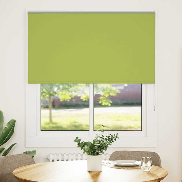 vidaXL Blackout Roller Blind Green 135x175cm Fabric Width 131.6cm Polyester