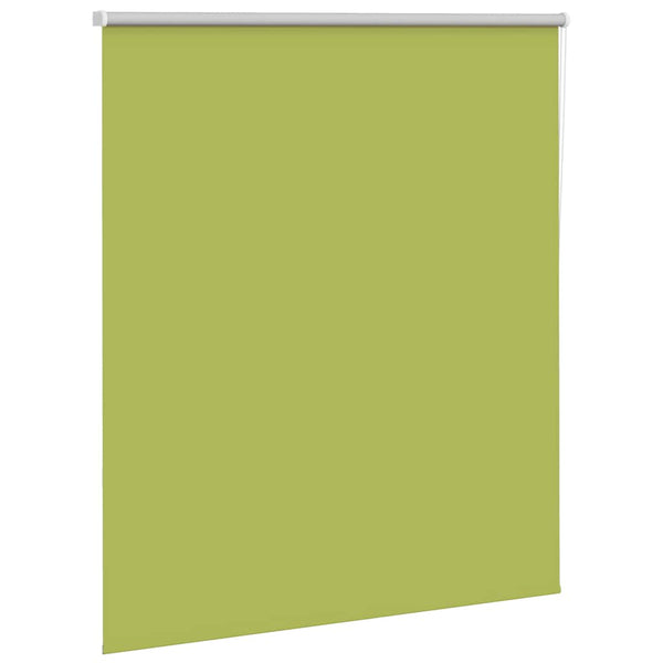 vidaXL Blackout Roller Blind Green 135x175cm Fabric Width 131.6cm Polyester