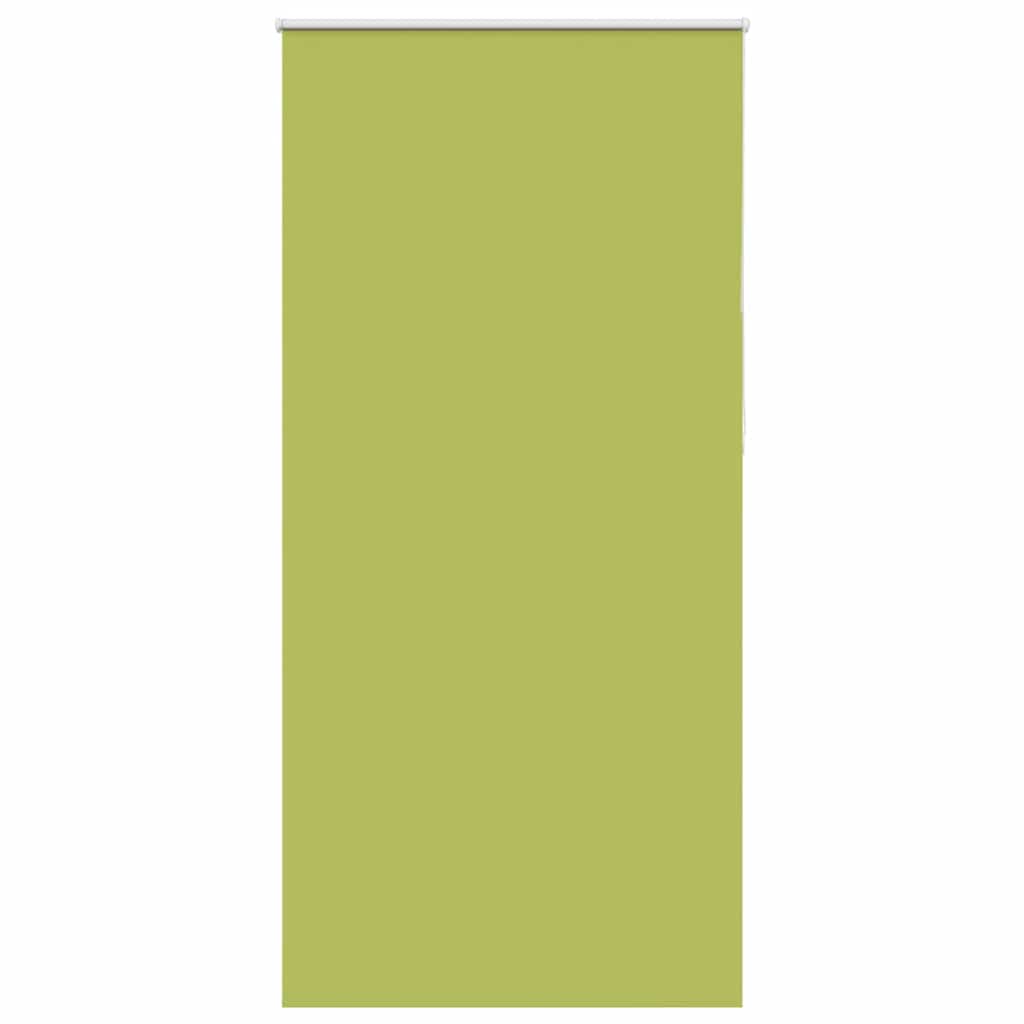 vidaXL Blackout Roller Blind Green 115x210cm Fabric Width 110.7cm Polyester