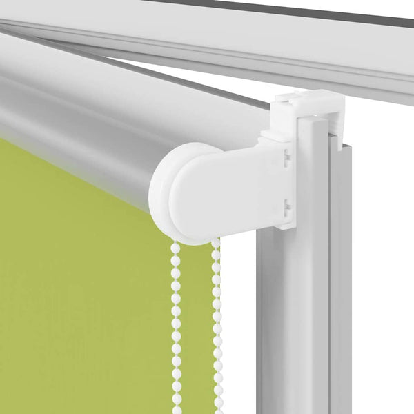 vidaXL Blackout Roller Blind Green 130x210cm Fabric Width 126.6cm Polyester