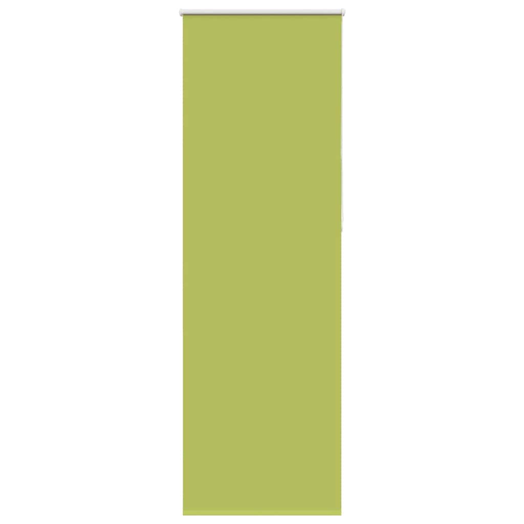 vidaXL Blackout Blind Green 75x230 cm Fabric width 70.7 cm Polyester