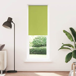 vidaXL Blackout Blind Green 75x230 cm Fabric width 70.7 cm Polyester