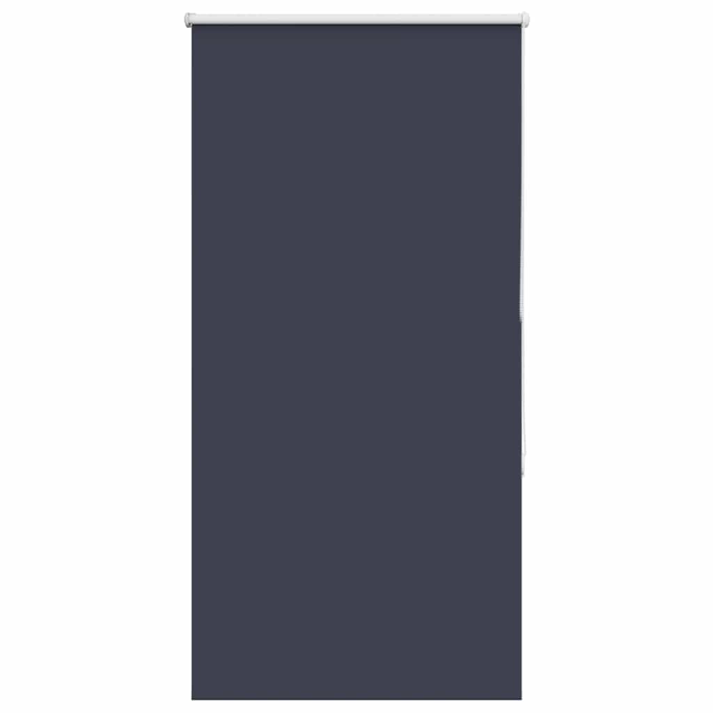 vidaXL Blackout Roller Blind Navy Blue 80x130cm Fabric Width 75.7 cm