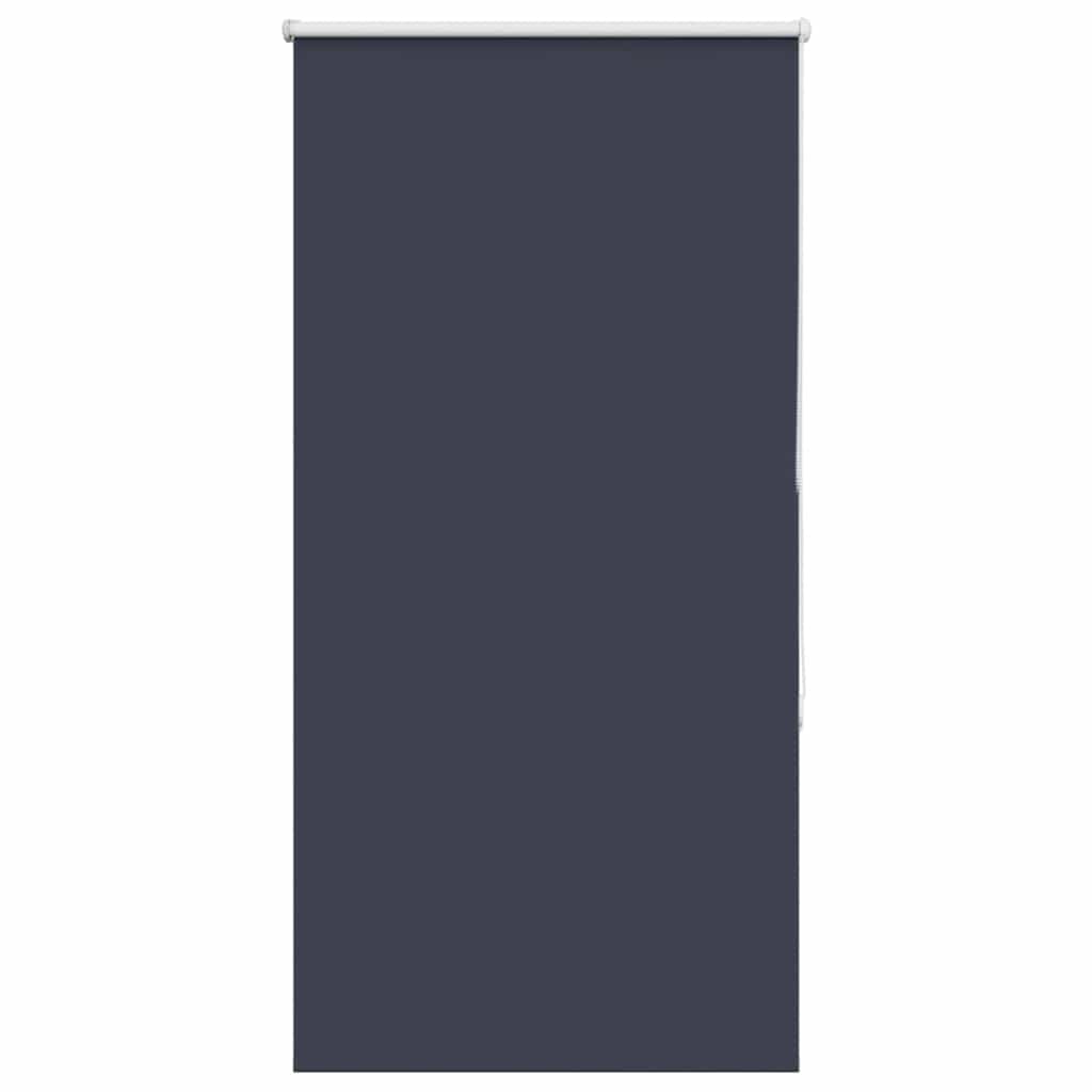 vidaXL Blackout Roller Blind Navy Blue 85x130cm Fabric Width 80.7 cm