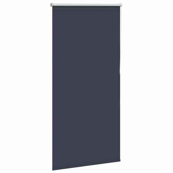 vidaXL Blackout Roller Blind Navy Blue 85x130cm Fabric Width 80.7 cm