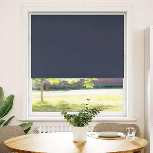 vidaXL Blackout Roller Blind Navy Blue 105x130 cm Fabric Width 100.7 cm