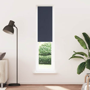 vidaXL Blackout Roller Blind Navy 40x210cm Fabric Width 35.7 cm
