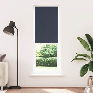 vidaXL Blackout Blind Navy Blue 65x230cm Fabric Width 60.7cm