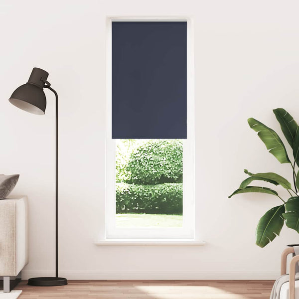 vidaXL Blackout Roller Blind Navy 80x230cm Fabric width 75.7 cm