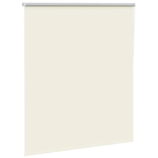 vidaXL Blackout Roller Blind Cream 125x130cm Fabric Width 121.6cm