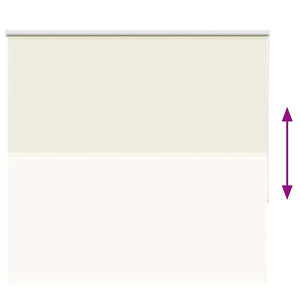 vidaXL Blackout Roller Blind Cream 155x130cm Fabric width 151.6cm