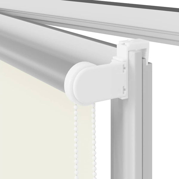 vidaXL Blackout Roller Blind Cream 140x210cm Fabric Width 136.6cm