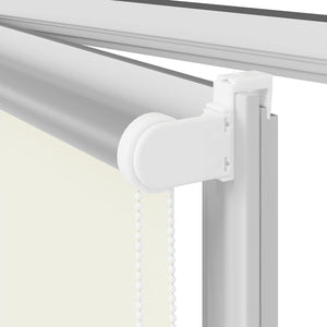 vidaXL Blackout Roller Blind Cream 130x230cm Fabric width 126.6cm