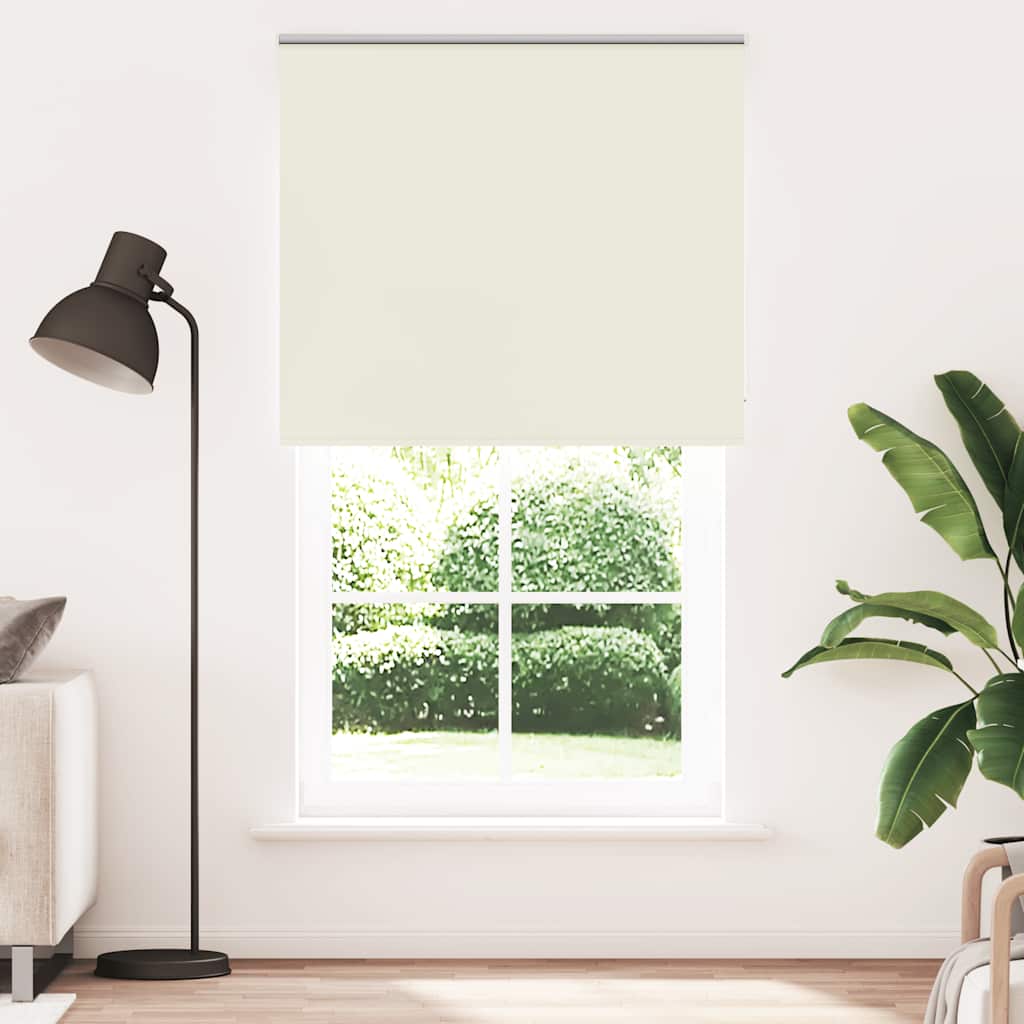 vidaXL Blackout Roller Blind Cream 130x230cm Fabric width 126.6cm