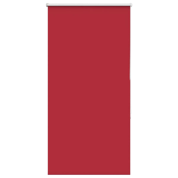 vidaXL Blackout Roller Blind Red 85x130 cm Fabric Width 80.7 cm Polyester