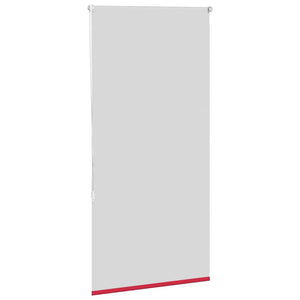 vidaXL Blackout Roller Blind Red 85x130 cm Fabric Width 80.7 cm Polyester