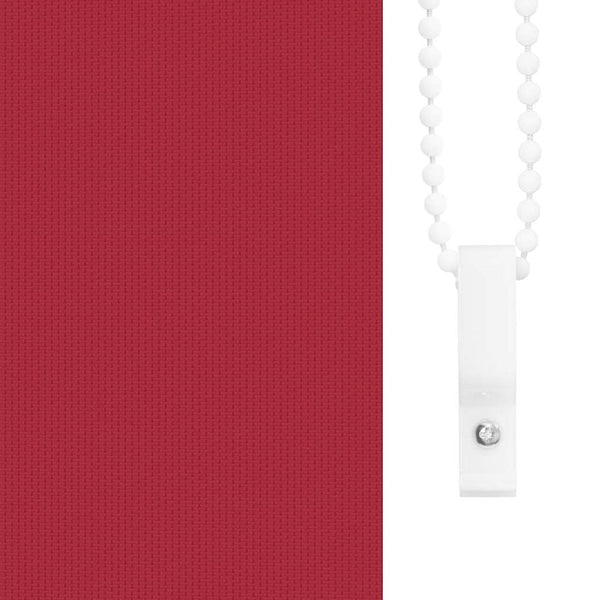 vidaXL Blackout Roller Blind Red 85x130 cm Fabric Width 80.7 cm Polyester
