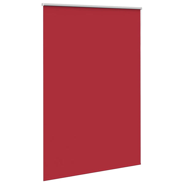 vidaXL Blackout Roller Blind Red 145x230cm Fabric Width 141.6cm Polyester