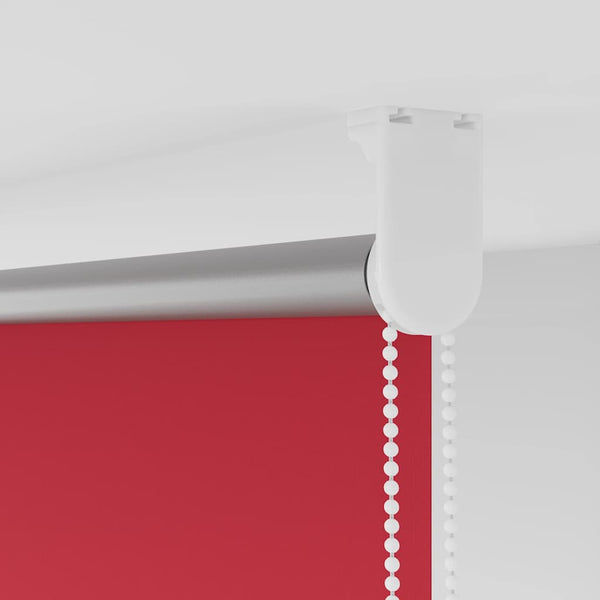 vidaXL Blackout Roller Blind Red 145x230cm Fabric Width 141.6cm Polyester