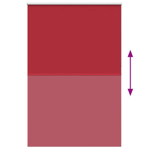 vidaXL Blackout Roller Blind Red 145x230cm Fabric Width 141.6cm Polyester