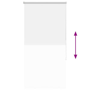 vidaXL Blackout Roller Blind White 70x175cm Fabric Width 65.7 cm Polyester