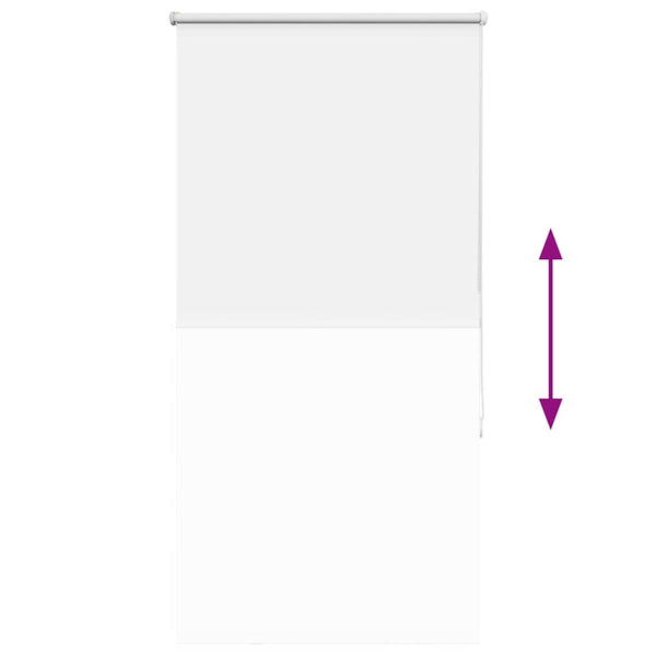 vidaXL Blackout Roller Blind White 70x175cm Fabric Width 65.7 cm Polyester