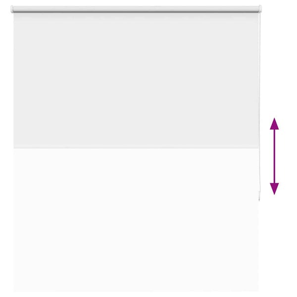 vidaXL Blackout Roller Blind White 135x175 cm Fabric width 131.6 cm