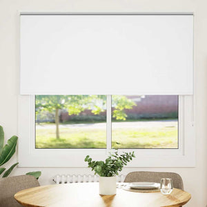 vidaXL Blackout Roller Blind White 160x175 cm Fabric width 156.6 cm