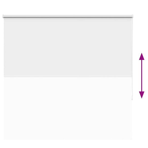 vidaXL Blackout Roller Blind White 160x175 cm Fabric width 156.6 cm