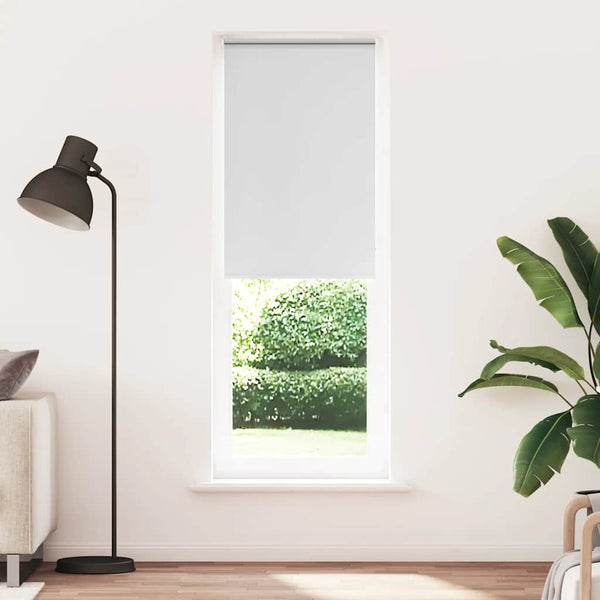 vidaXL Blackout Roller Blind White 65x210cm Fabric Width 60.7 cm Polyester