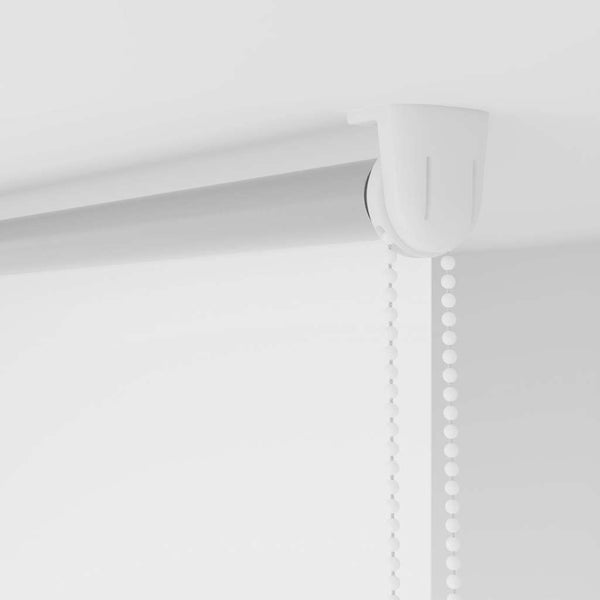 vidaXL Blackout Roller Blind White 125x210 cm Fabric width 121.6 cm