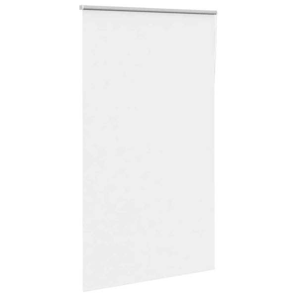 vidaXL Blackout Roller Blind White 125x210 cm Fabric width 121.6 cm