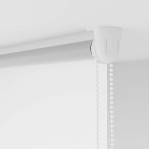 vidaXL Blackout Roller Blind White 135x210 cm Fabric Width 131.6 cm