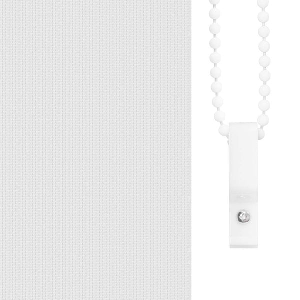 vidaXL Blackout Roller Blind White 135x210 cm Fabric Width 131.6 cm