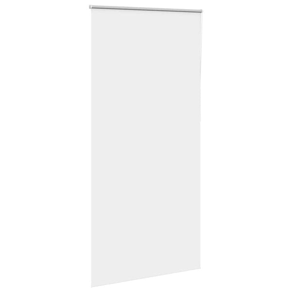 vidaXL Blackout Roller Blind White 110x230cm Fabric Width 105.7cm Polyester