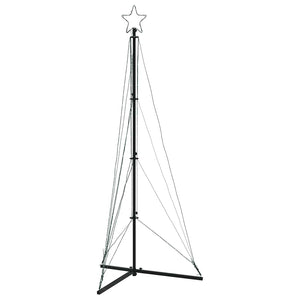 vidaXL LED Christmas Tree 363 LEDs Warm White 182 cm